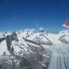 Flugwegposition um 11:43:11: Aufgenommen in der Nähe von Goms, Schweiz in 409 Meter